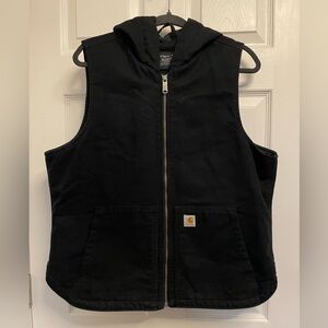 Carhartt Women’s Black Hooded Vest